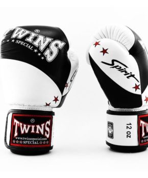 Боксерские перчатки Twins BGVL10 black-white